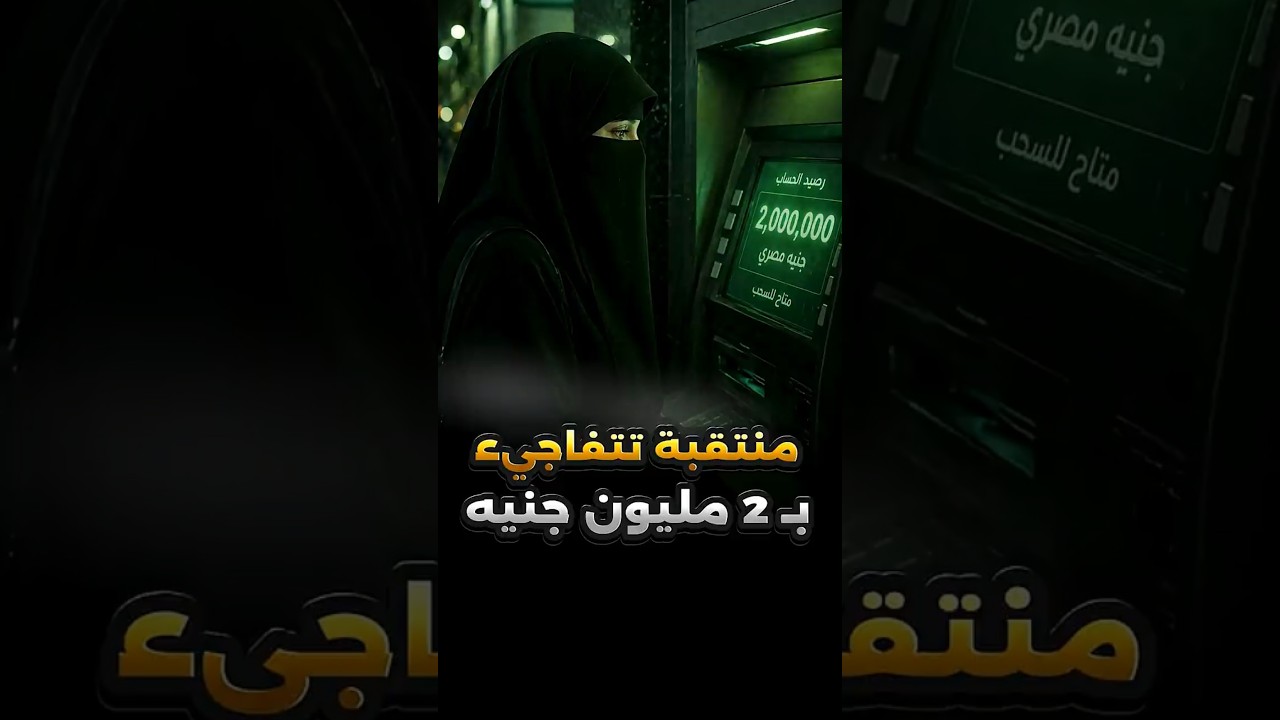 2 مليون جنيه في حساب ممرضة منتقبة !
